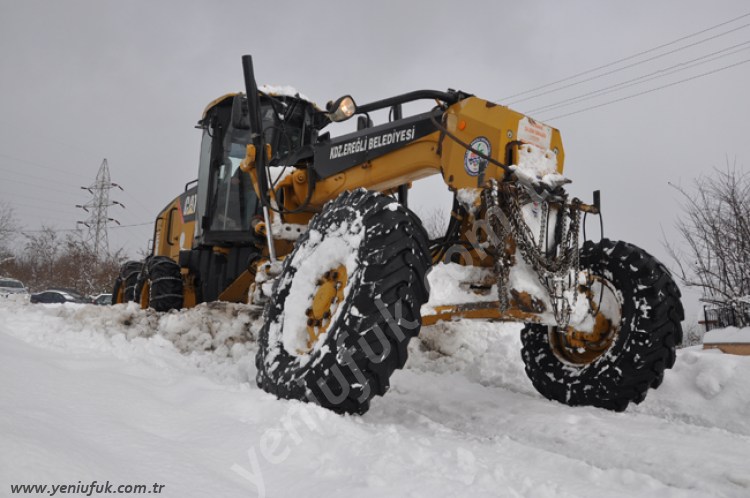 KDZ.EREĞLİ BELEDİYESİ, KIŞ ŞARTLARINA HAZIR..