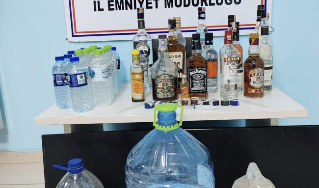 Yılbaşı öncesi Kilimli’de sahte alkol baskını