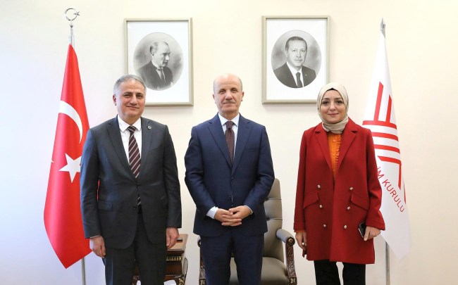 Milletvekili Bozkurt’tan YÖK Başkanı Özvar’a ziyaret