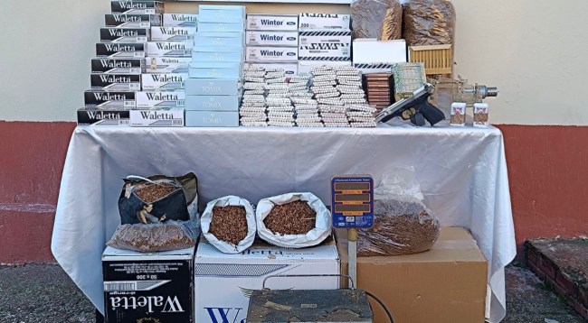 Çaycuma’da kaçak tütün baskını