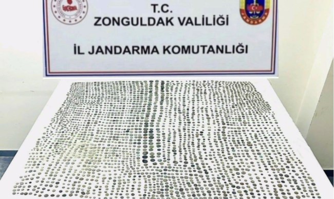 Kdz.Ereğli’de 3024 adet Bizans ve Roma sikkesi ele geçirildi