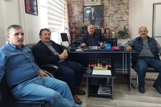 Aladdin Öztürk'ten Ziraat Odası'na ziyaret