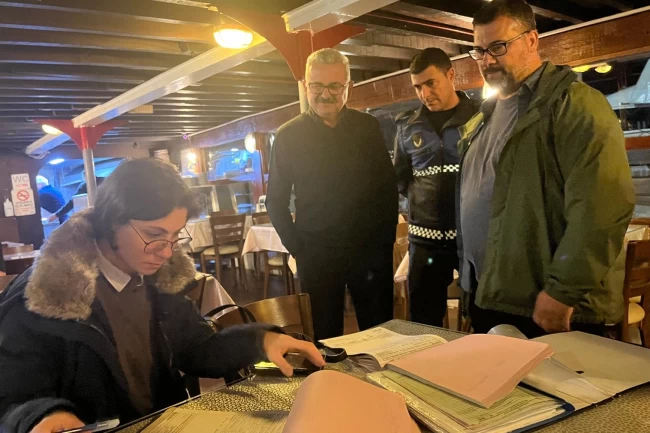 Kocaeli Zabıtası'ndan yılbaşı öncesi denetim