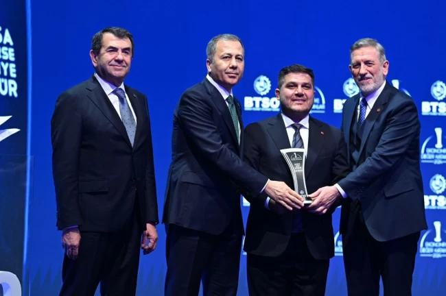 BTSO'dan ART Recycle'a yeşil çevre ve sürdürülebilirlik ödülü