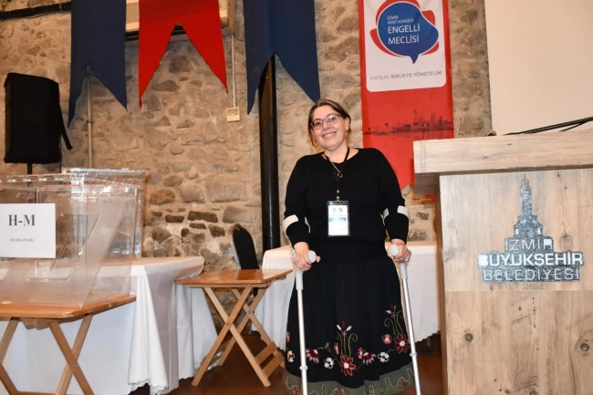 İzmir Kent Konseyi Engelli Meclisi'nde yeni başkanını seçti