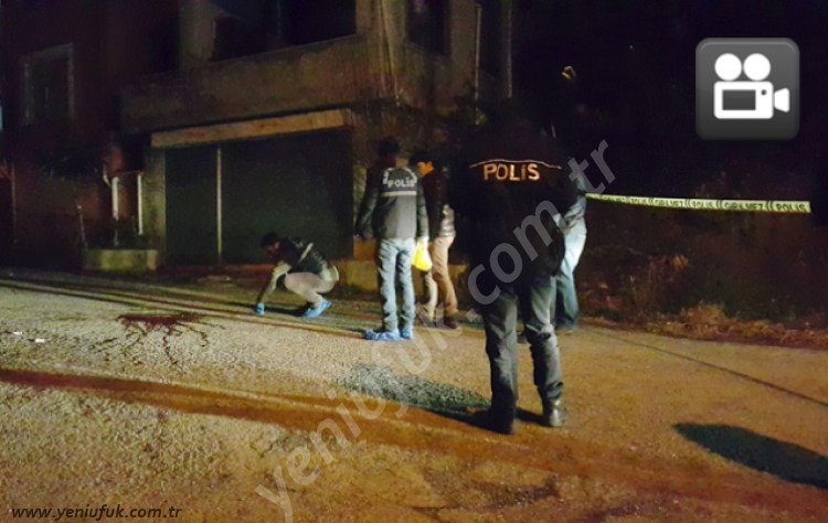 EŞİNİN YANINDA KURŞUN YAĞMURUNA TUTTULAR!..