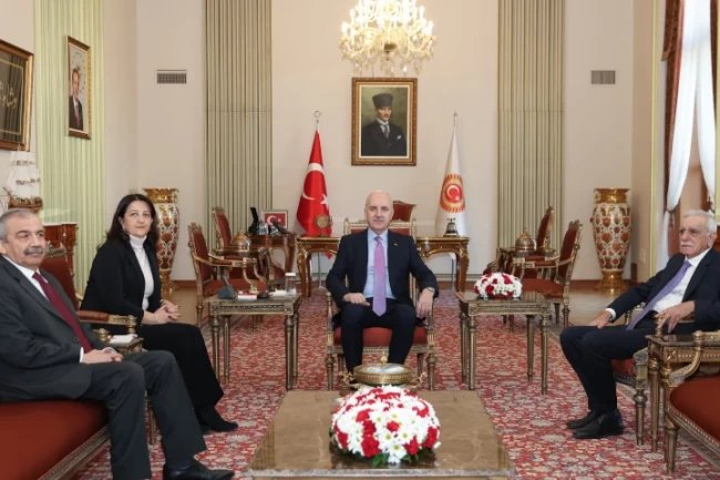 İmralı heyeti TBMM'de siyasi parti turlarına başladı