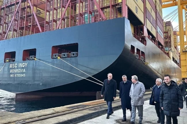 Asyaport'a protokol ziyareti