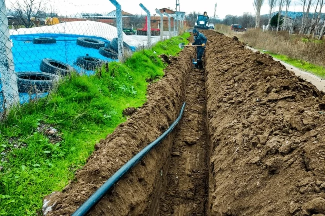 Balıkesir Bigadiç'e bin metrelik yeni içme suyu hattı