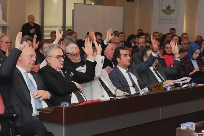 Bursa Osmangazi'de yeni yılın ilk meclis toplantısı yapıldı