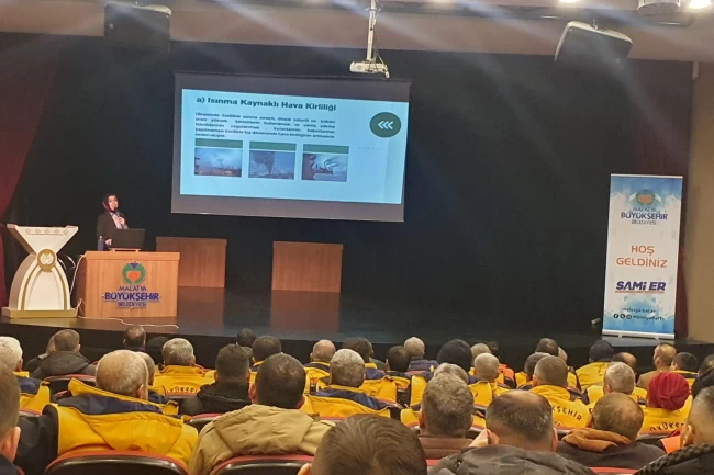 Malatya'da iş sağlığı ve çevre bilinci eğitimi düzenlendi