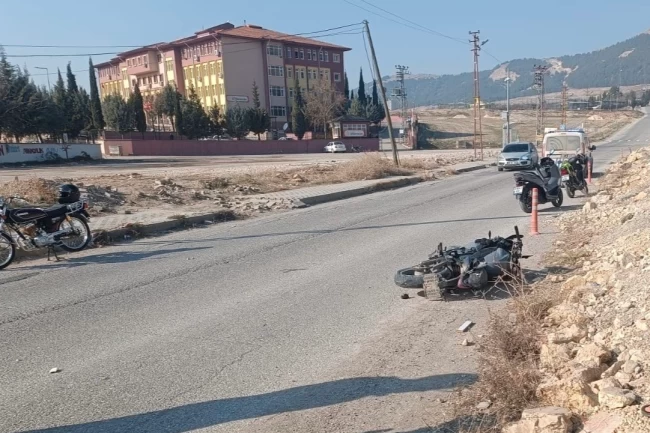 Adıyaman'da motosiklet kazası: Sürücü ağır yaralı