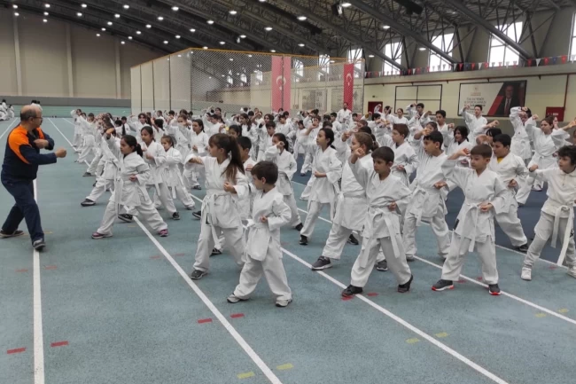 Bursa Osmangazi'de karate eğitim semineri