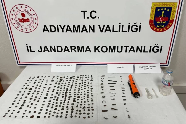 Adıyaman'da tarihi eser kaçakçılığı operasyonu