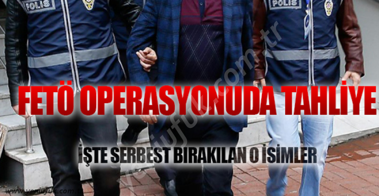 FETÖ DAVASINDA 29 TAHLİYE...