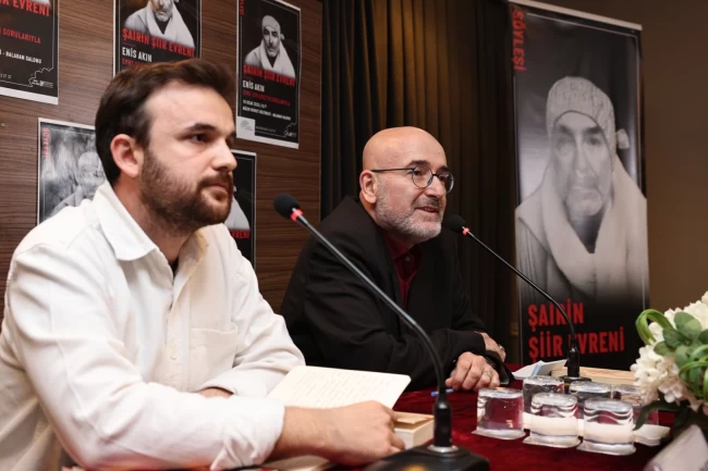 Bursa Nilüfer'de Enis Akın ‘Şairin Şiir Evreni'ne konuk oldu