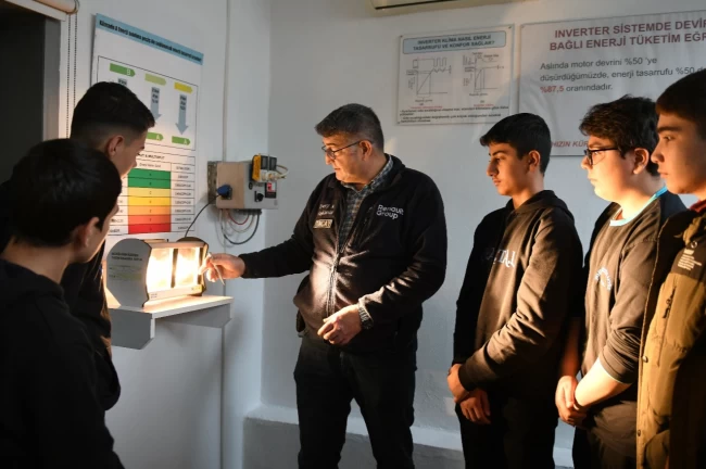 Bursa'da gençlere uygulamalı enerji tasarrufu eğitimi