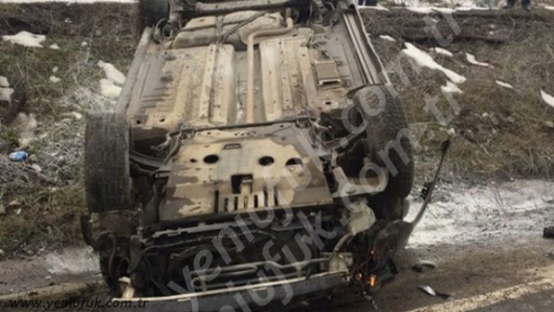 TRAFİK KAZASI: 1 YARALI!..