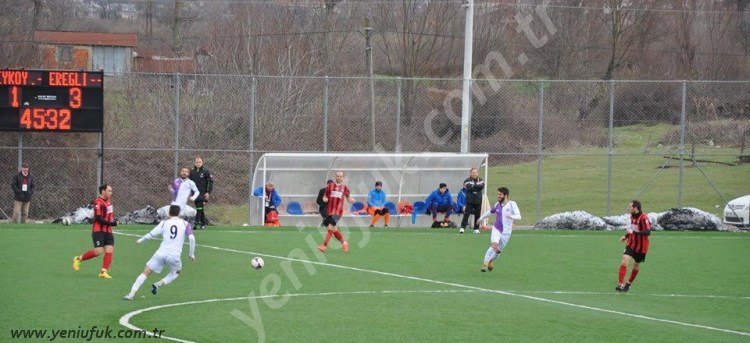 KDZ. EREĞLİ BELEDİYESPORDAN DÜZCEYE GOL YAĞMURU: 4-3