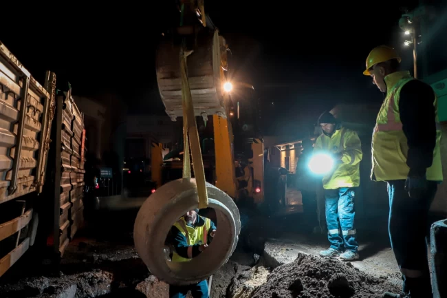 Ada Hayat'ın yağmur suyu altyapısının ilk etabı tamamlandı