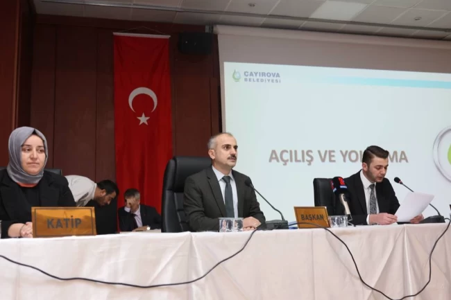 Kocaeli Çayırova'da olağanüstü meclis toplantısı yapıldı