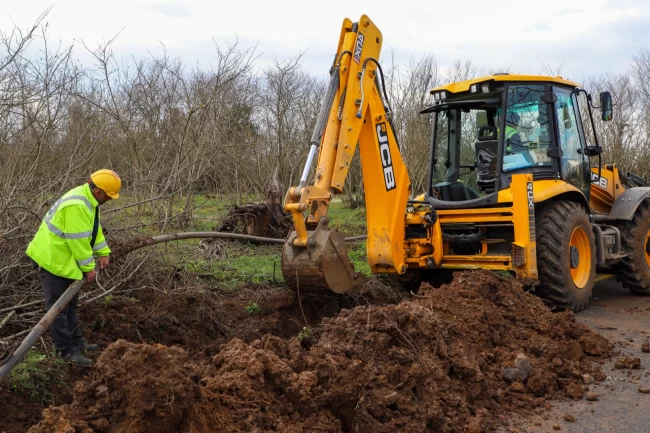 Sakarya'da Hendek İkramiye'nin hattı yenileniyor