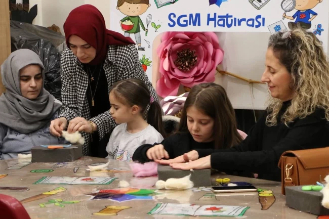Sakaryalı anne ve çocukları ‘peri bebek' yaptı