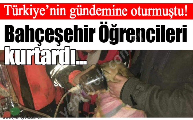 BEYKOZ'DA KUYUYA DÜŞEN KÖPEK KURTARILDI