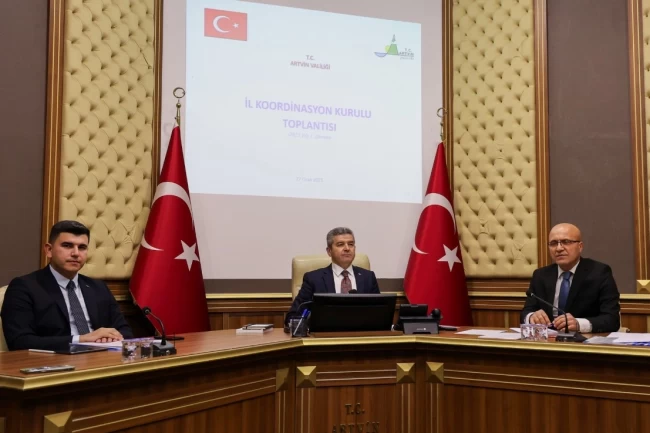 Artvin'de İl Koordinasyon Kurulu toplandı