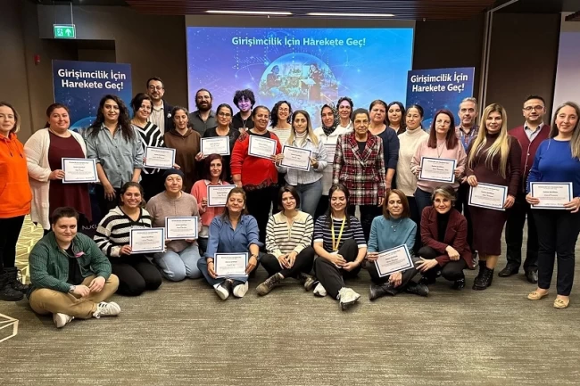 Hatay'da girişimci kadınlara eğitim ve teknoloji desteği