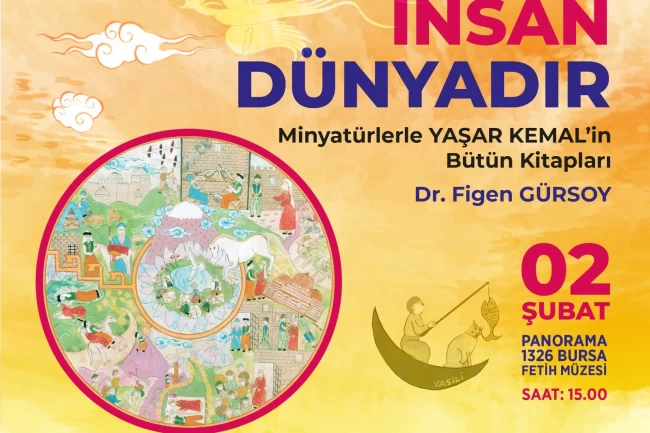Bursa Osmangazi'de minyatür sanatıyla Yaşar Kemal sergisi
