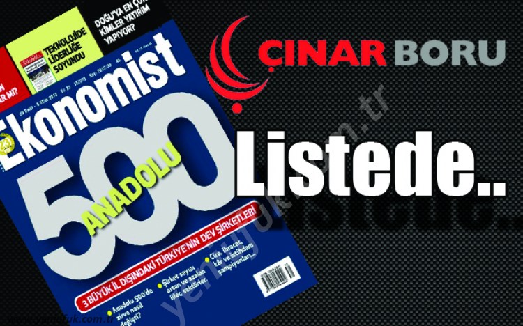 BU YIL LİSTEYE GİRMEYİ BAŞARDI..