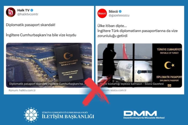 İngiltere'nin diplomatik pasaport sahiplerinde vize iddialarına açıklama