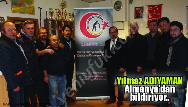 AVRUPA ZONGULDAKLILAR DERNEĞİ KONGREYE GİDİYOR..