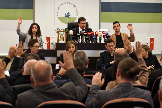 Bursa Osmangazi'de şubat meclisi toplandı