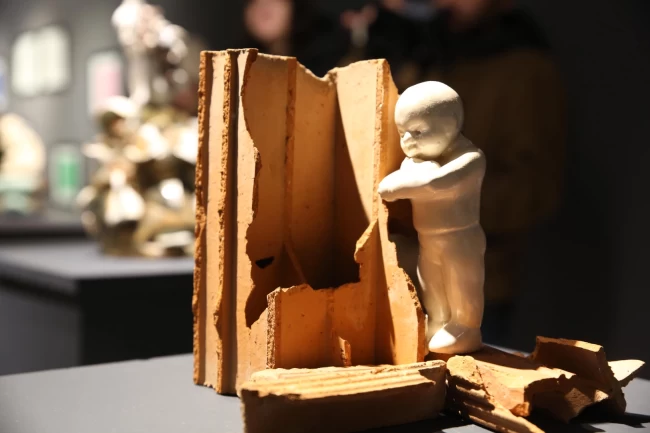 Bursa'da deprem gerçeğine 'sanatsal' sergi