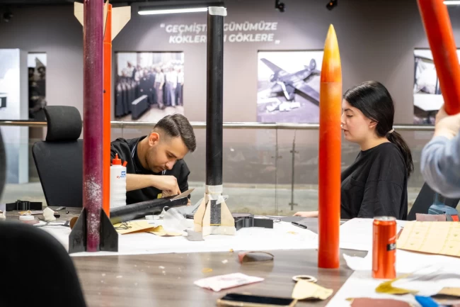 Konya Kapsül'de 'Yüksek Güç Roket' eğitimi