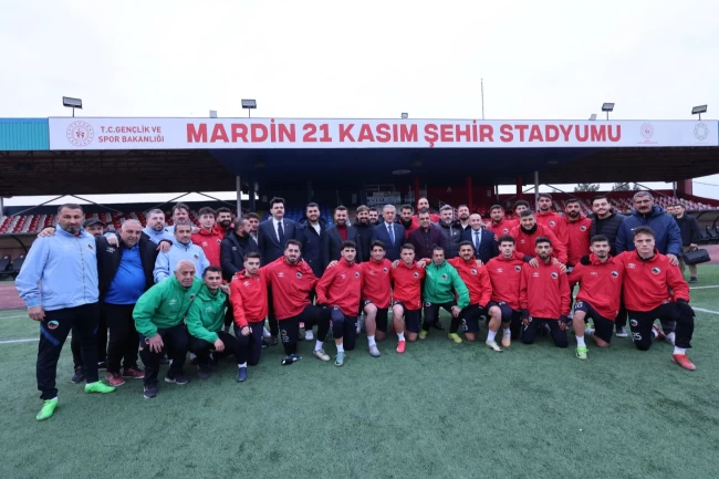 Mardin Valisi'nden Mardin 1969 Spor'a yeni destek sözü