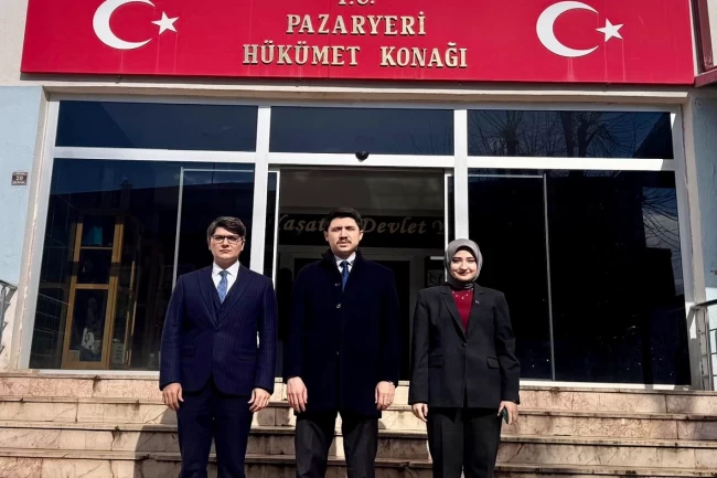 Bilecik Pazaryeri Kaymakamı Kahraman'a iade-i ziyaret