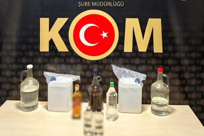 Bilecik'te etil alkol ve sahte içkiye el konuldu!
