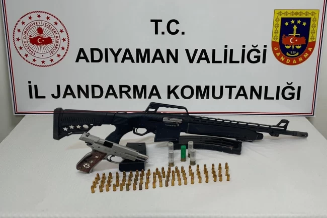 Adıyaman'da silah ve mühimmat operasyonu