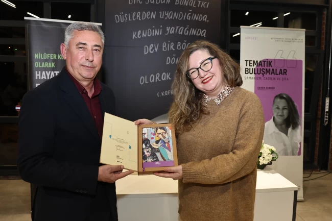 Bursa Nilüfer'de Tematik Buluşmalar'da Şamanizm ve şifacılık konuşuldu