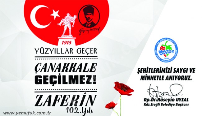 ÇANAKKALE ZAFERİMİZ KUTLU OLSUN..
