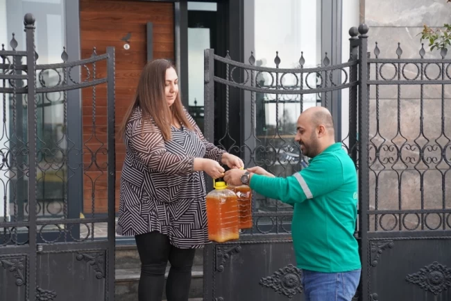 DBB'nin çalışmasıyla 4.5 ton bitkisel atık yağ toplandı