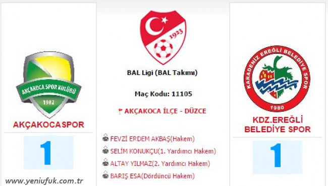 AKÇAKOCA-EREĞLİ MAÇINDA OLAY, TRİBÜN KARIŞTI!..