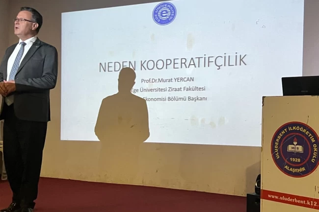 Manisa'da "Tek Dam" Projesi üreticilere anlatılıyor