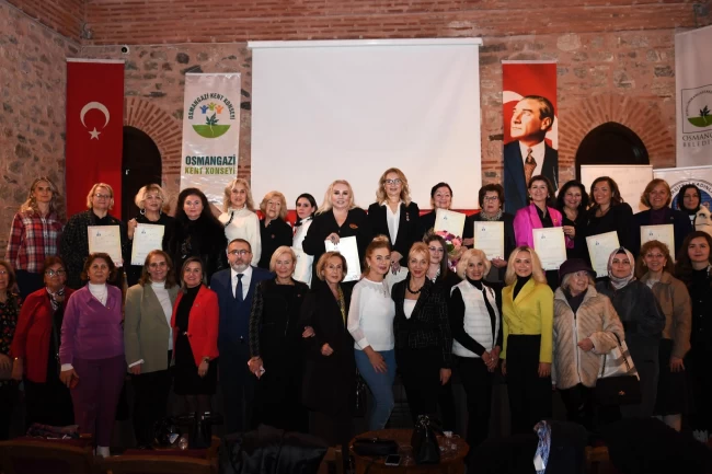 Bursa Osmangazi'de Türk Medeni Kanunu'nun kabulünün 99'uncu yılı kutlandı