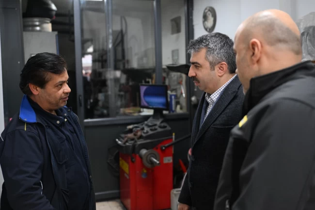 Bursa Yıldırım'da Başkan Yılmaz'dan Otosansit'e ziyaret