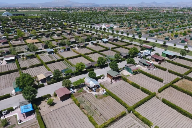 Konya Karatay'da hobi bahçeleri için kura zamanı