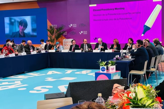 Konya Büyükşehir Belediye Başkanı Altay, UCLG Toplantısı'na katıldı